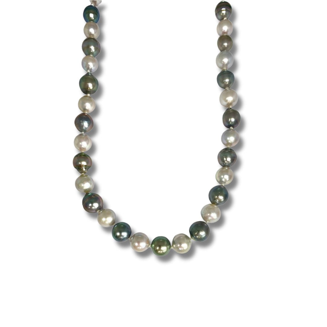 Lesunja Tahitian and South Sea Pearl Necklace