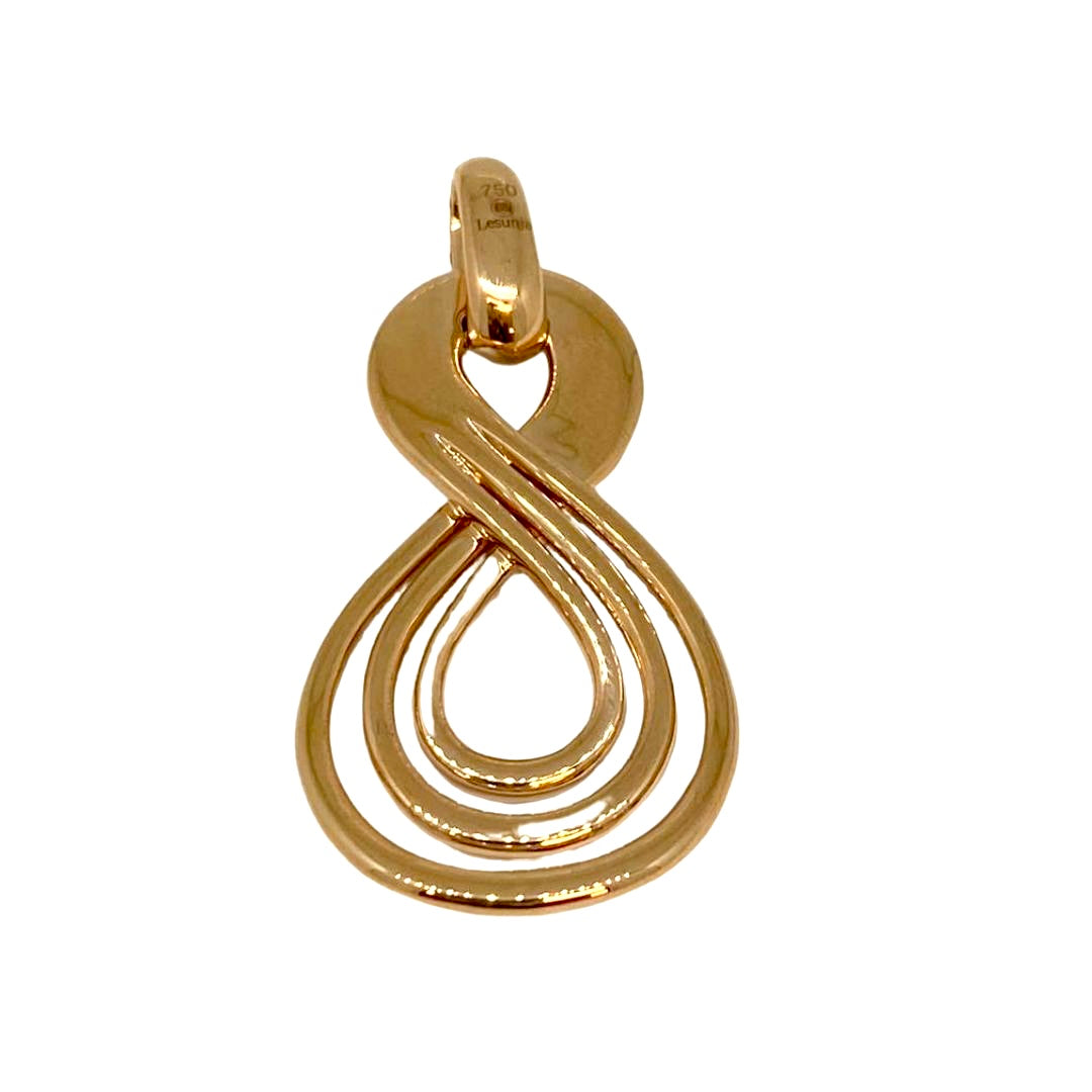 gold pendant without chain