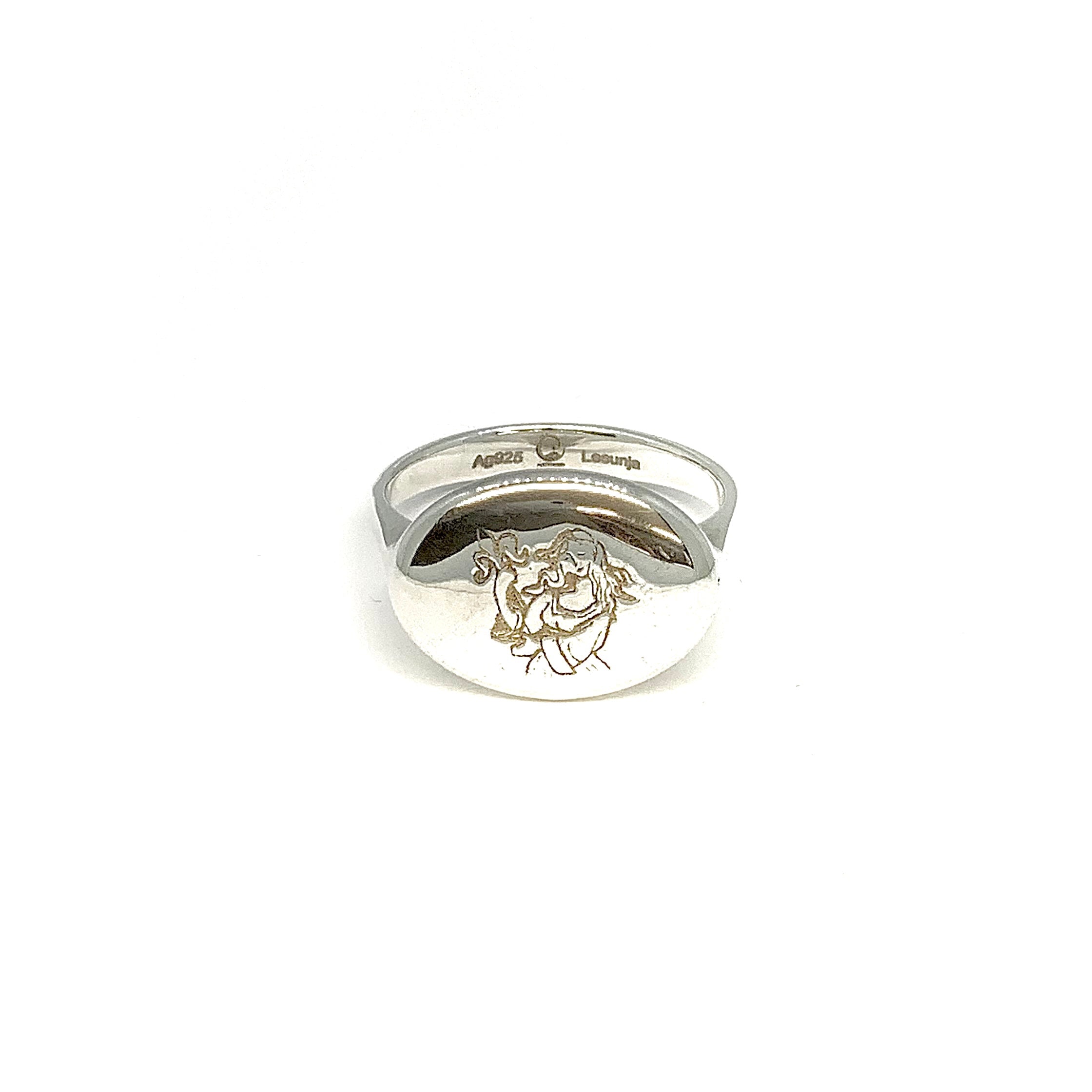 Lesunja Zodiac Virgo Silver Ring