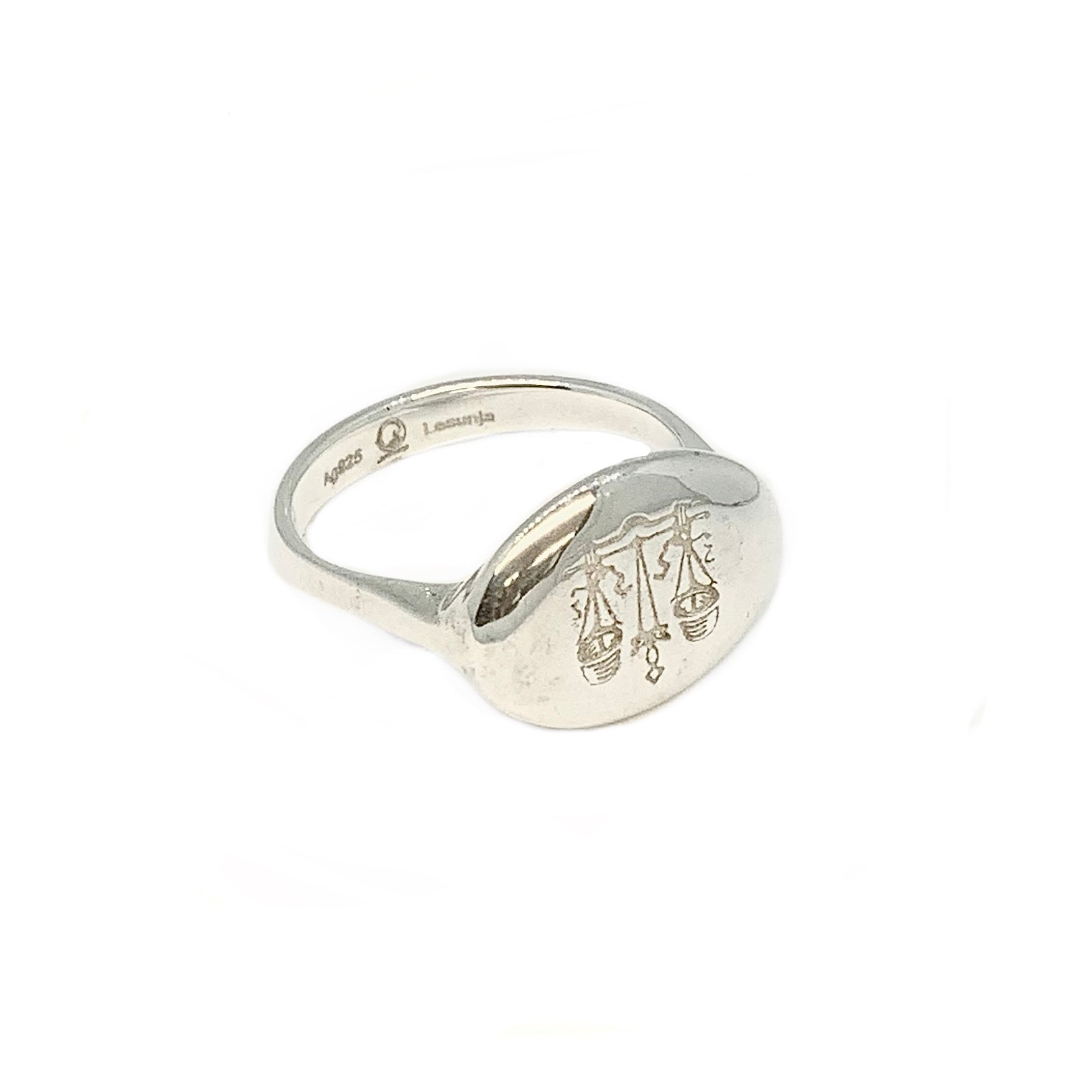 Lesunja Zodiac Libra Silver Ring