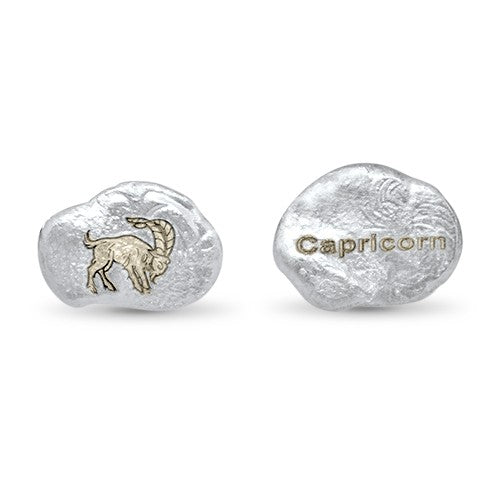 Lesunja Zodiac Capricorn Silver Earrings