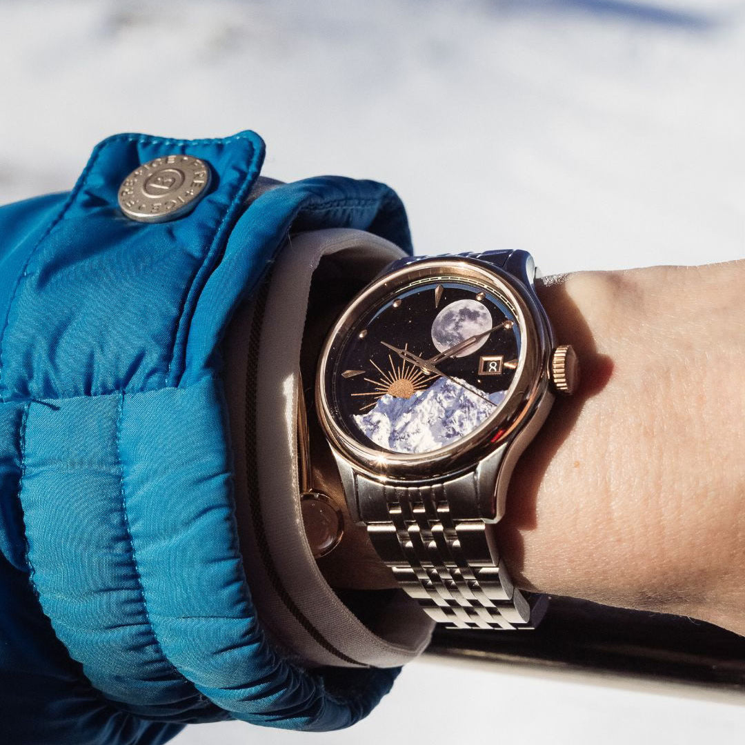 Unterstütze die St. Moritz Mountain Watch – Eine Hommage an die Schweizer Alpen