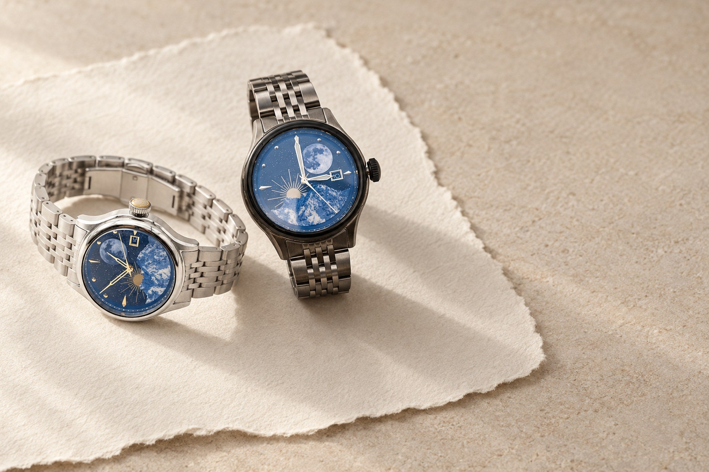Lesunja Mountain Watch - Mountain Watch Steel, handgefertigt in der Schweiz