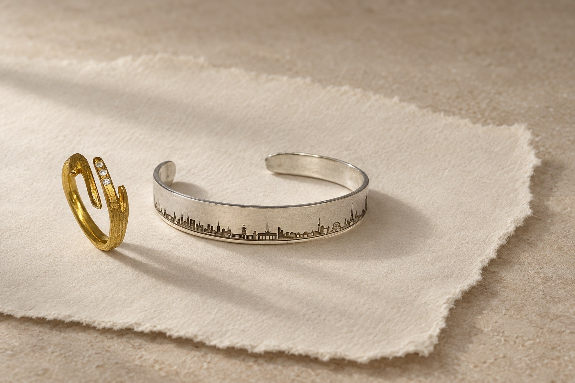 Lesunja Swiss Magazine Traveller Jewellery - Skynest Ring, handgefertigt in der Schweiz