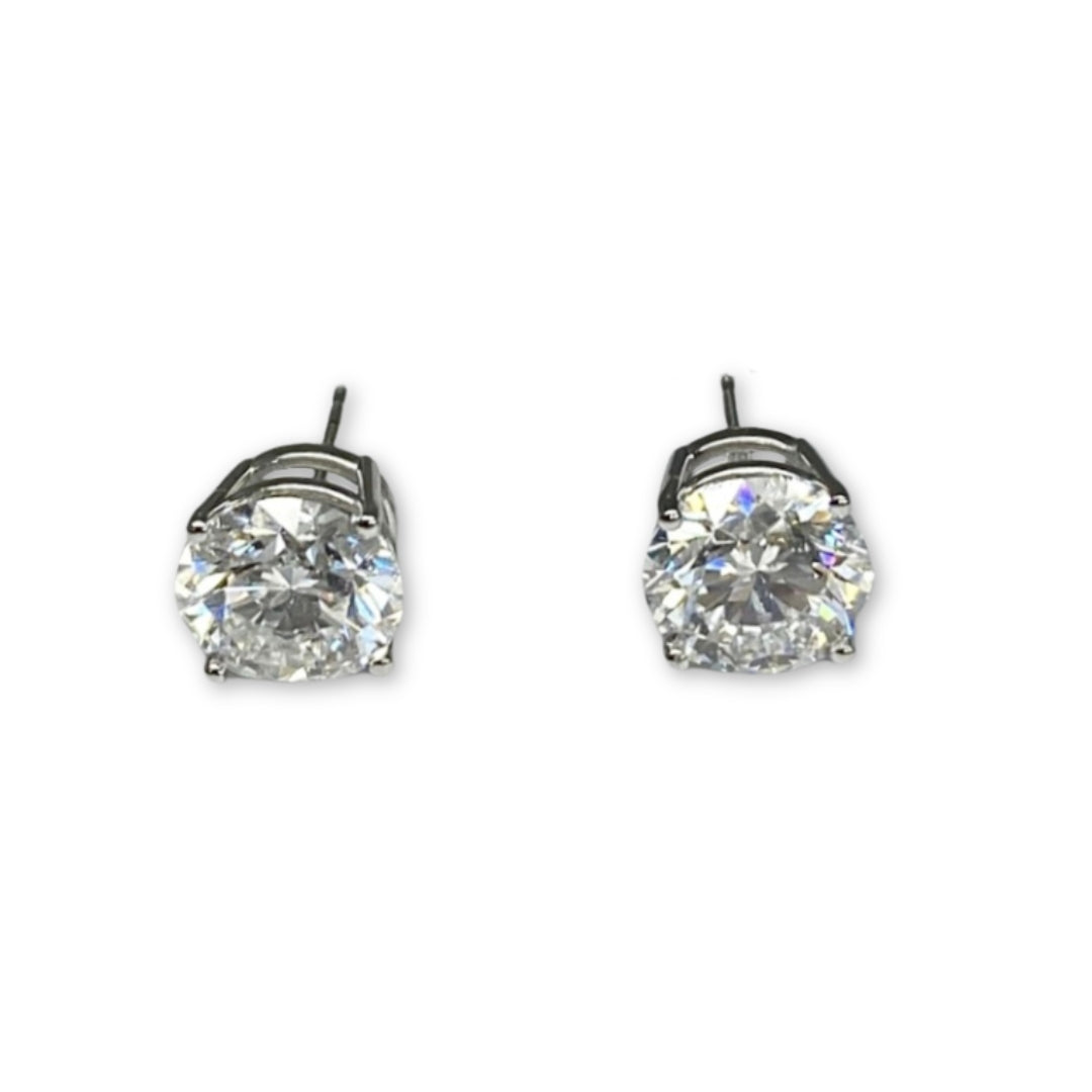 Lesunja Ear Studs White Gold 14K 2 Diamond 4,52ct.