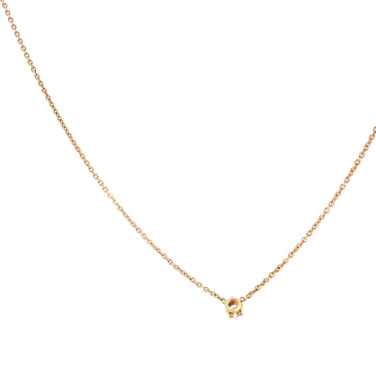 Lesunja Rose Gold Diamond 0.11ct. Necklace