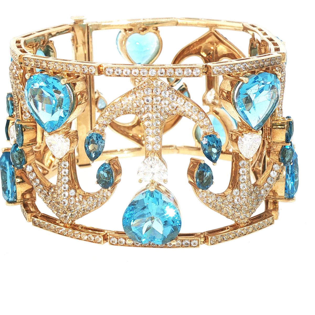 Lesunja Accor Gold Bracelet Yellow Gold Topaz