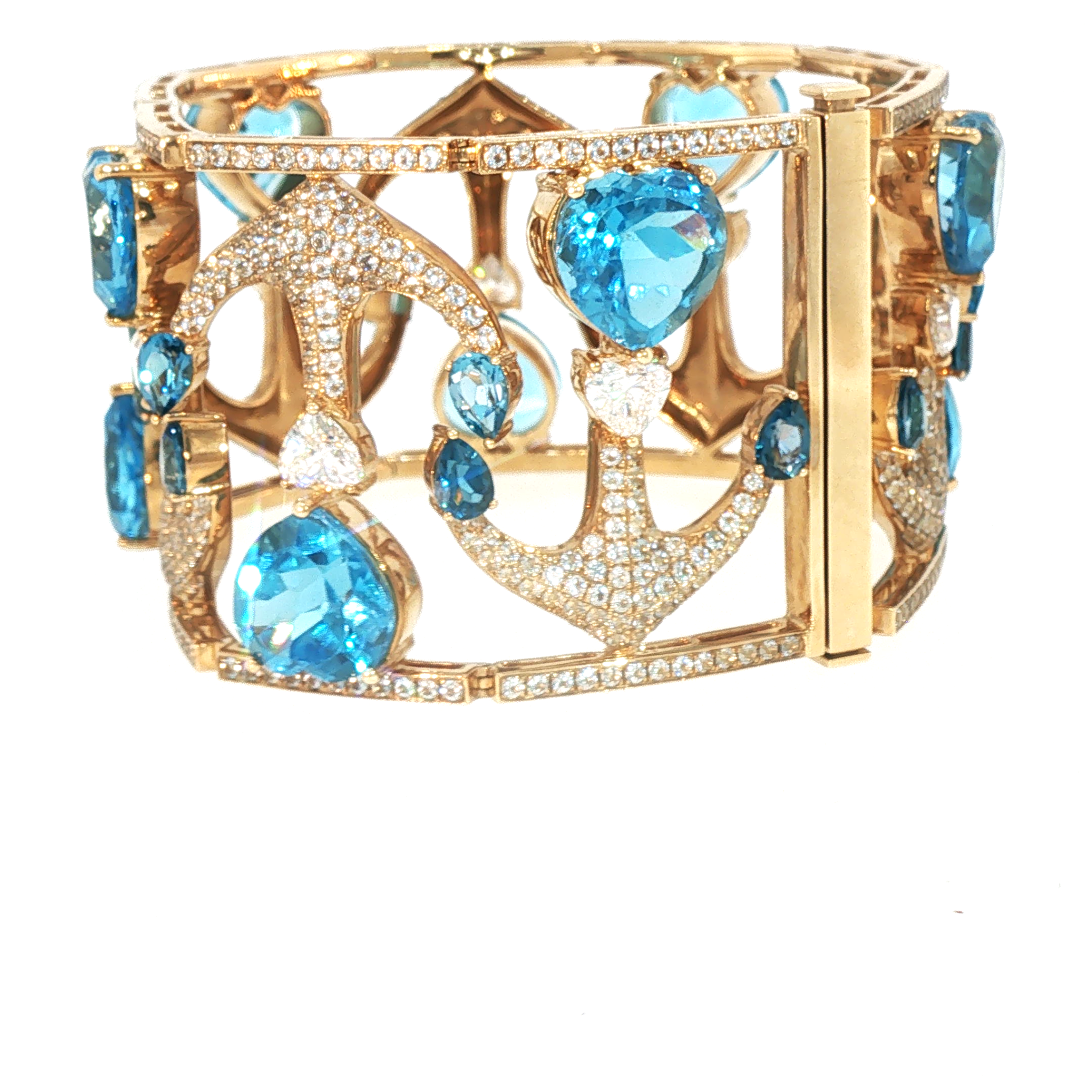 Lesunja Accor Gold Bracelet Yellow Gold Topaz