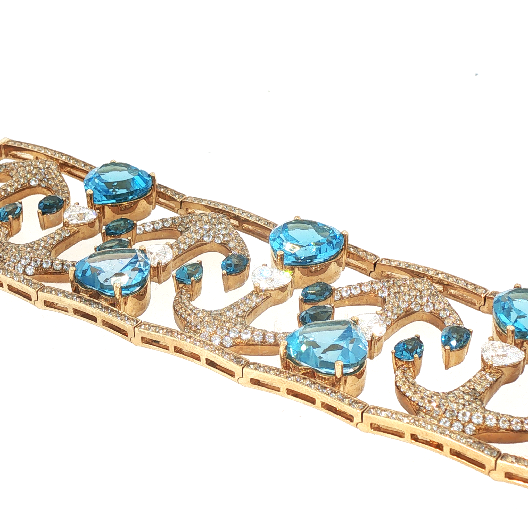 Lesunja Accor Gold Bracelet Yellow Gold Topaz