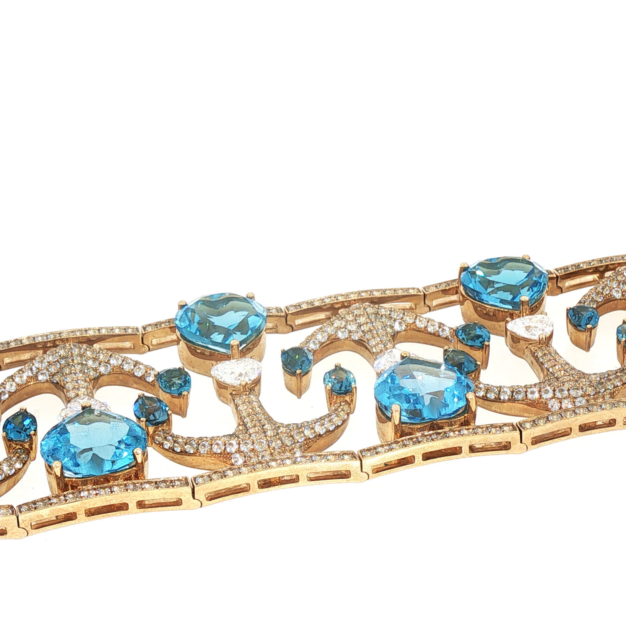 Lesunja Accor Gold Bracelet Yellow Gold Topaz