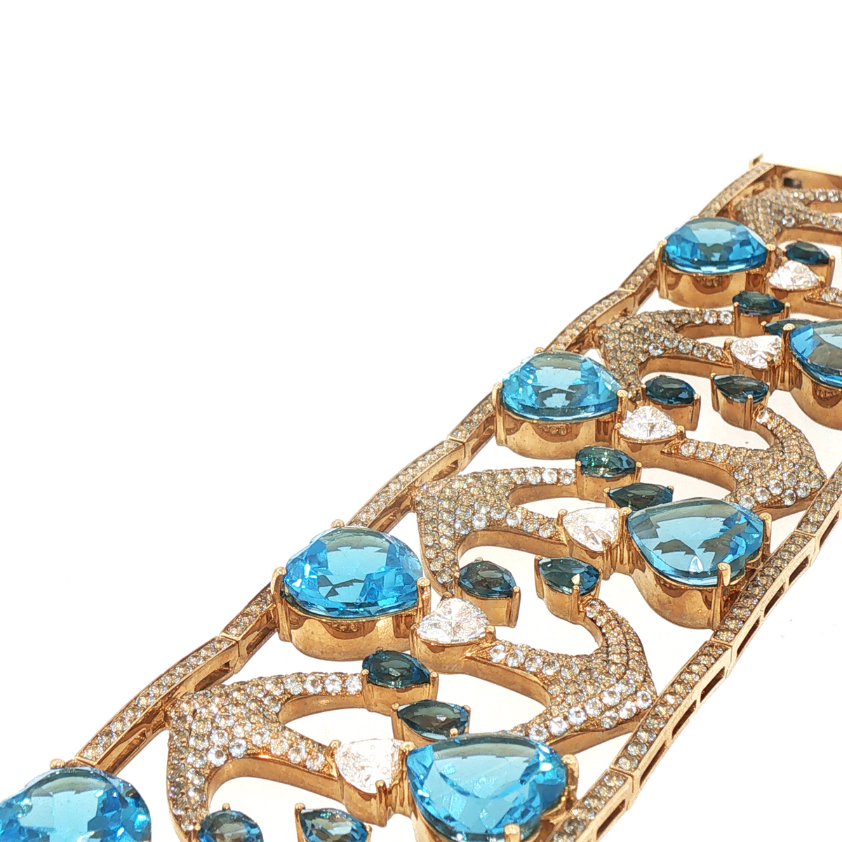 Lesunja Accor Gold Bracelet Yellow Gold Topaz