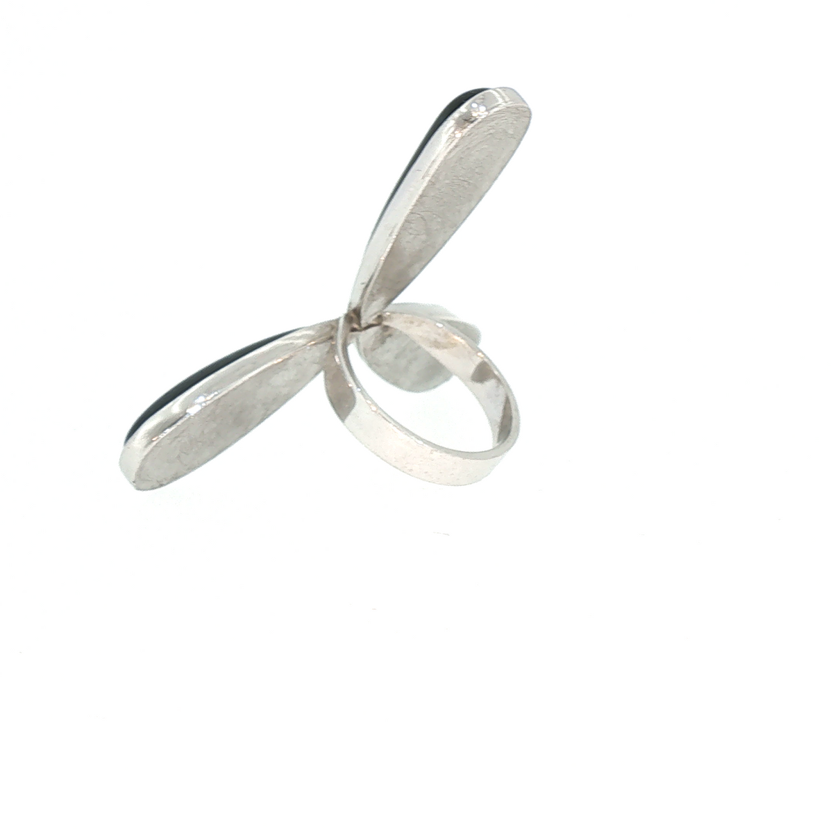 Lesunja Ring White Gold Dark Blue Tourmaline
