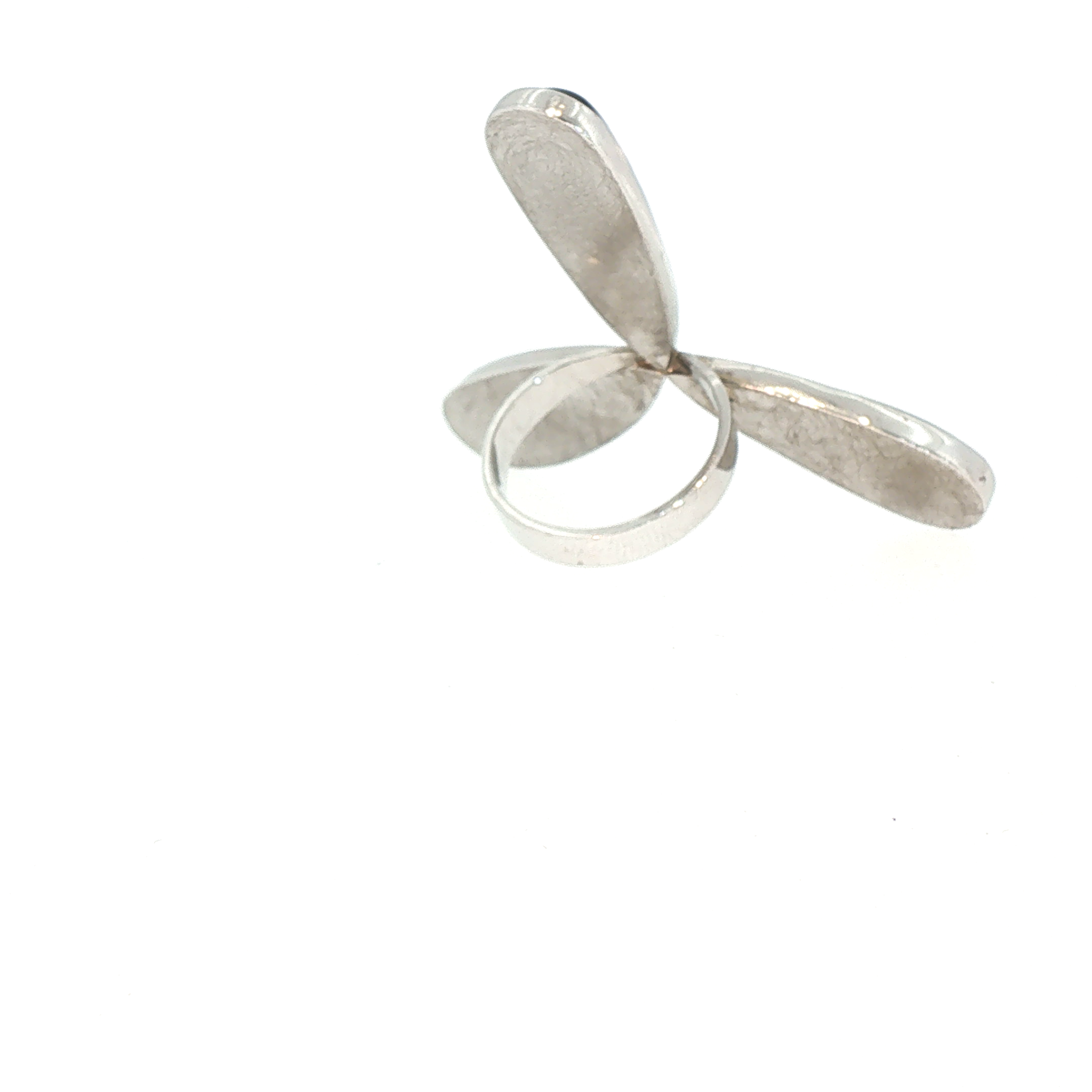 Lesunja Ring White Gold Dark Blue Tourmaline