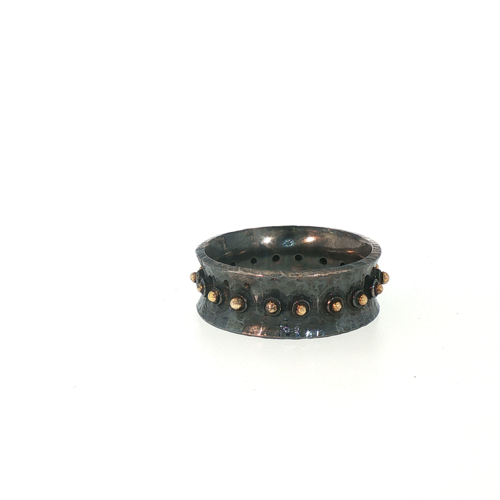 Lesunja Knight Arthur Blackened Silver Ring