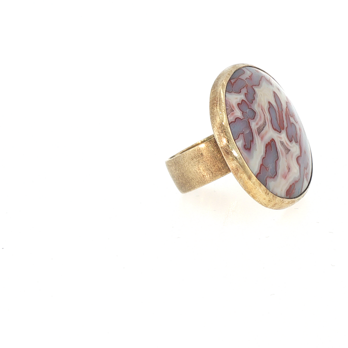 Lesunja Sterling Silver Agate Ring