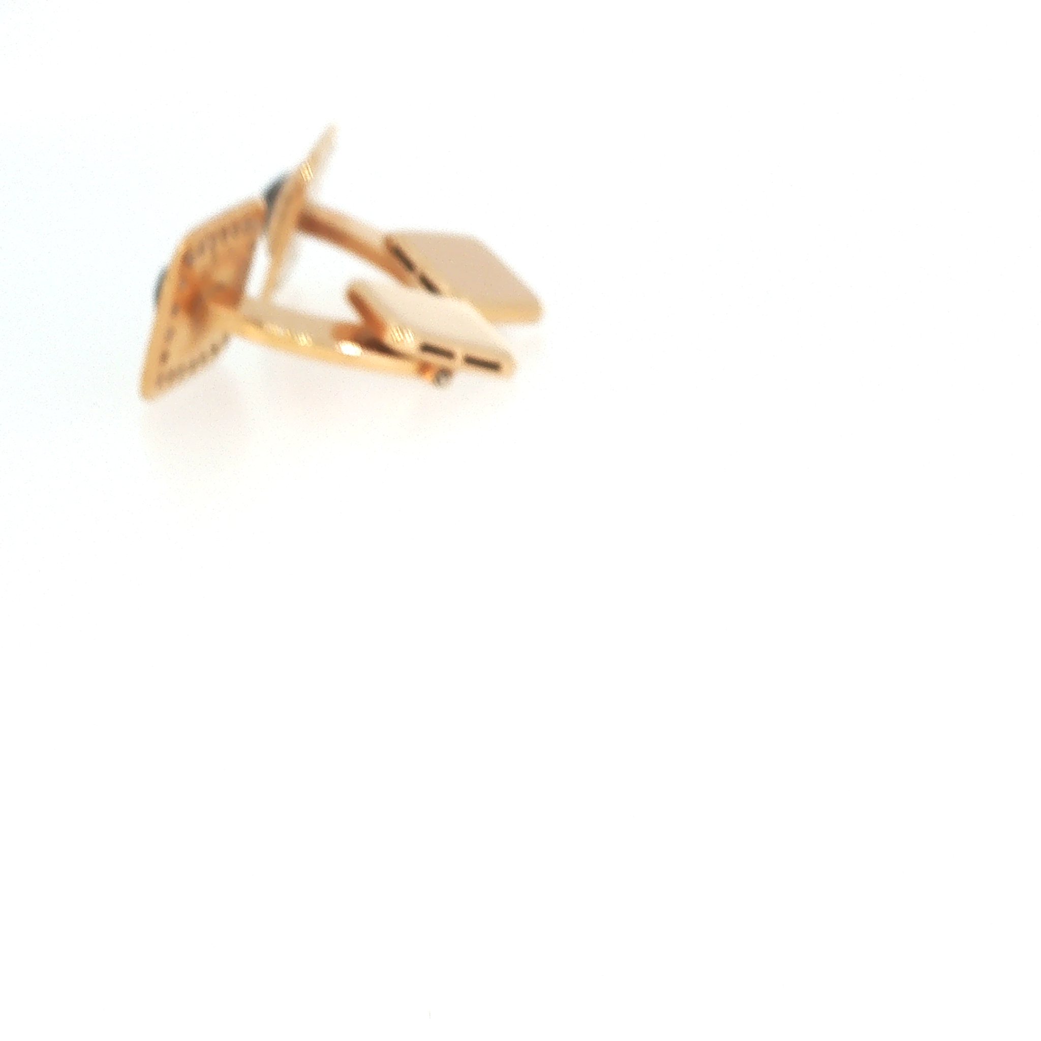 Lesunja Rose Gold Diamonds Cufflinks