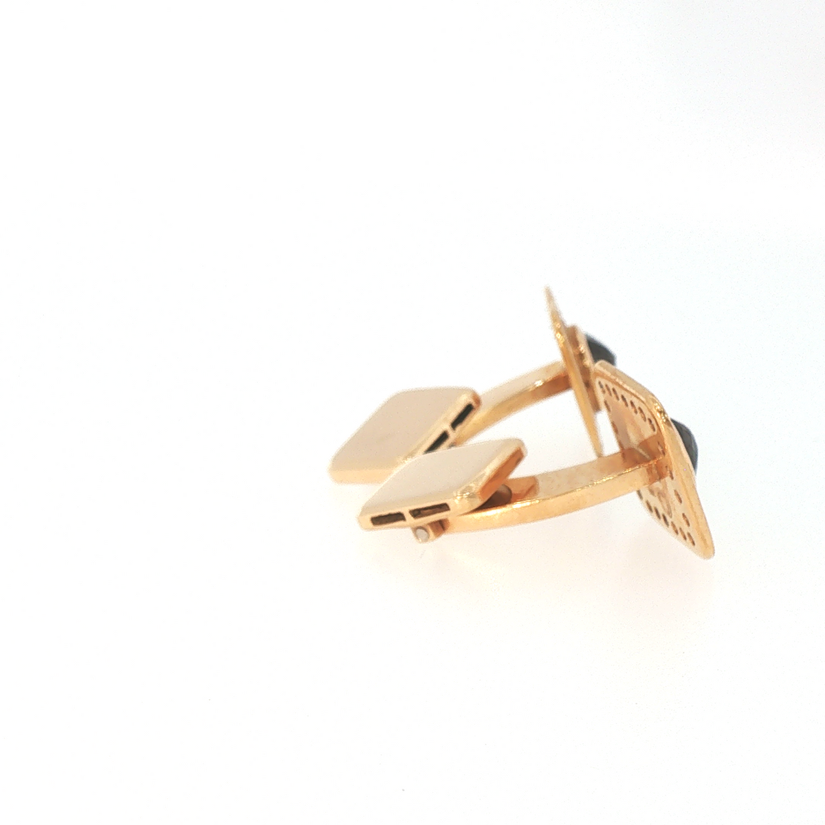 Lesunja Rose Gold Diamonds Cufflinks