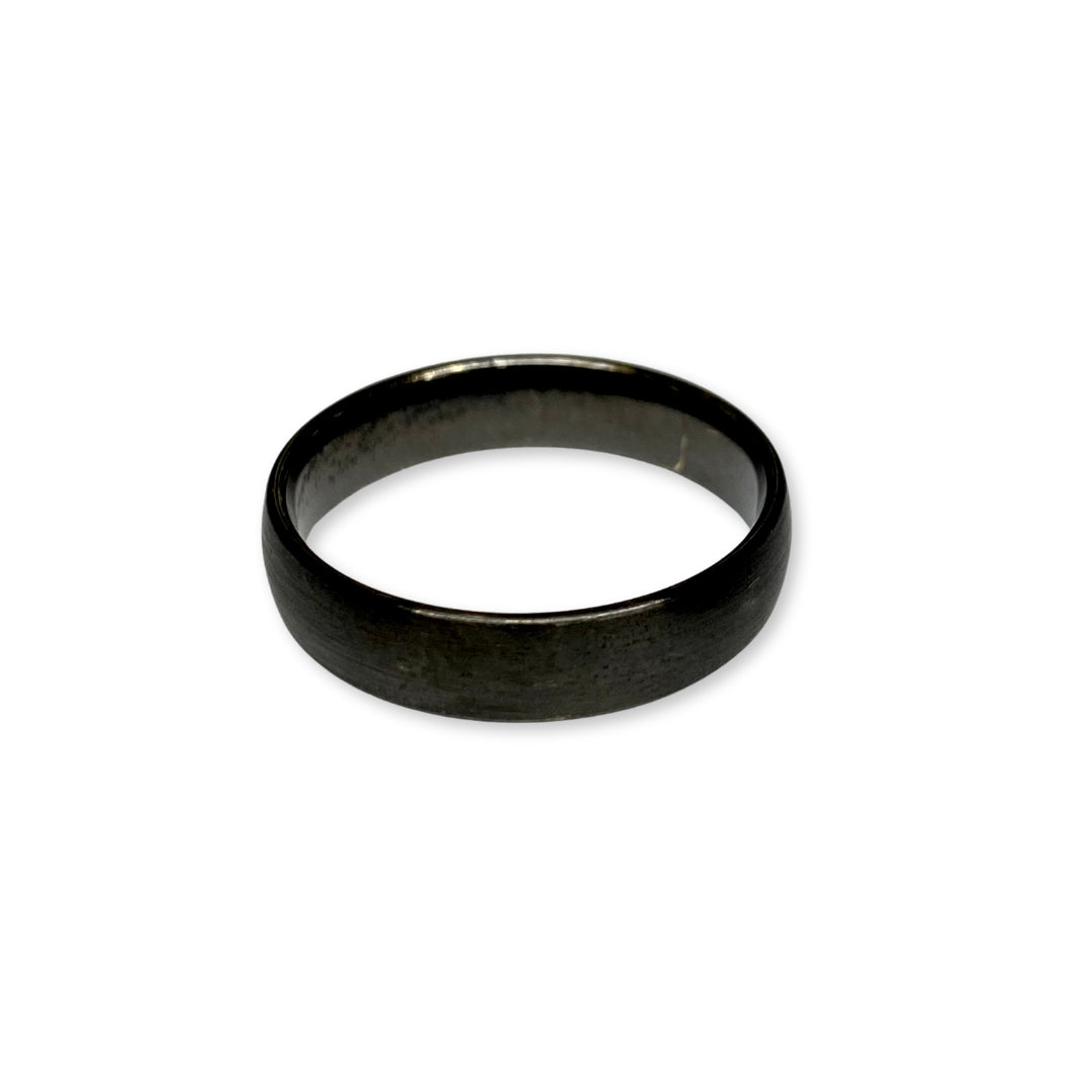 Lesunja Wedding Ring White Gold Black Rhodium