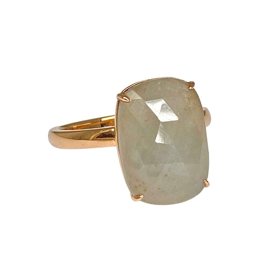 rose gold sapphire ring