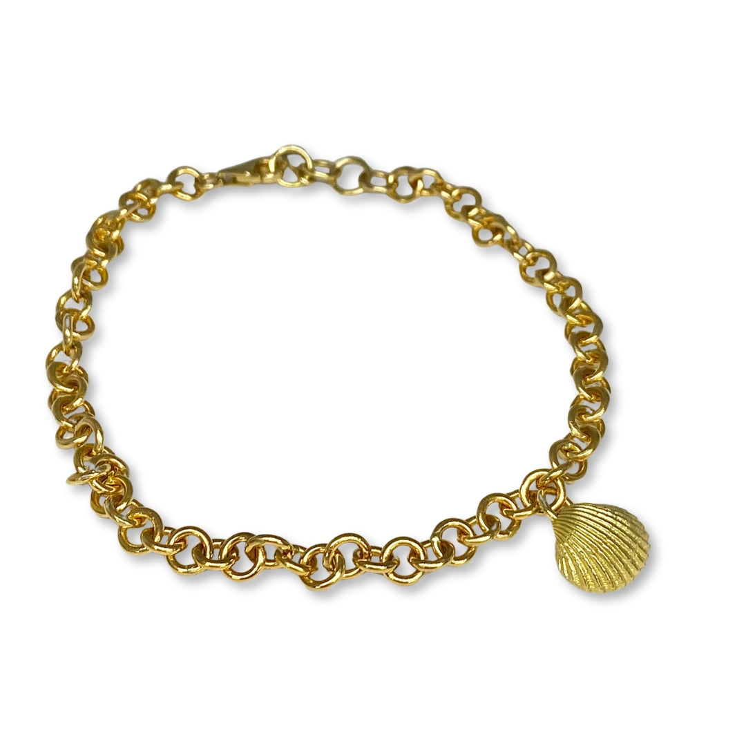 Lesunja Ocean XXY Shell Bracelet Yellow Gold