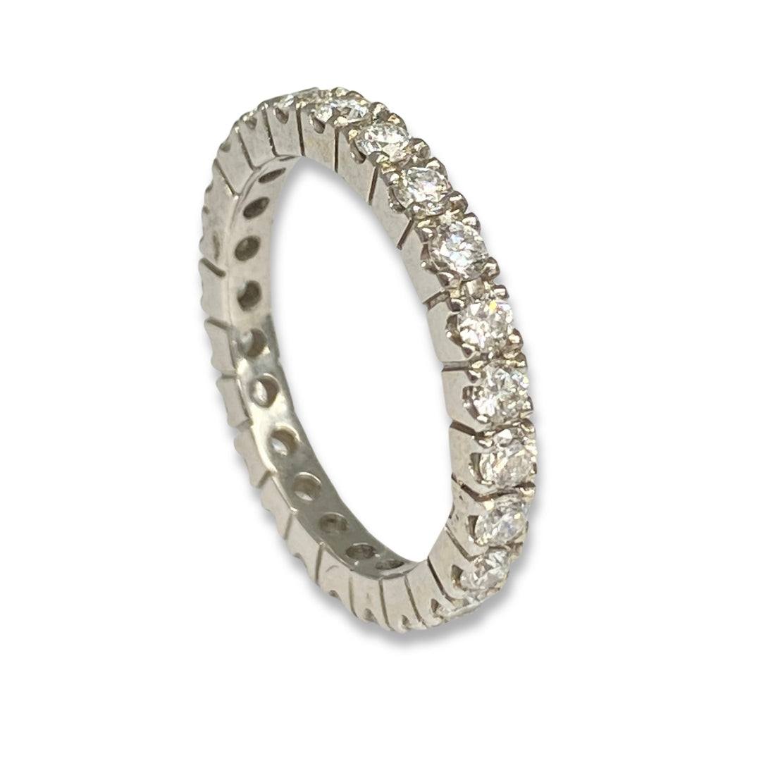 Lesunja Diamond Eternity Ring White Gold 2.5ct.