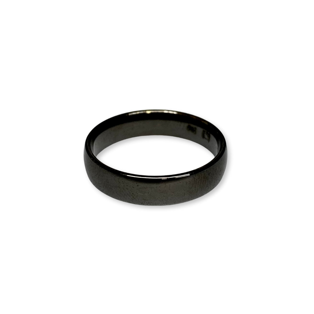 Lesunja Wedding Ring White Gold Black Rhodium