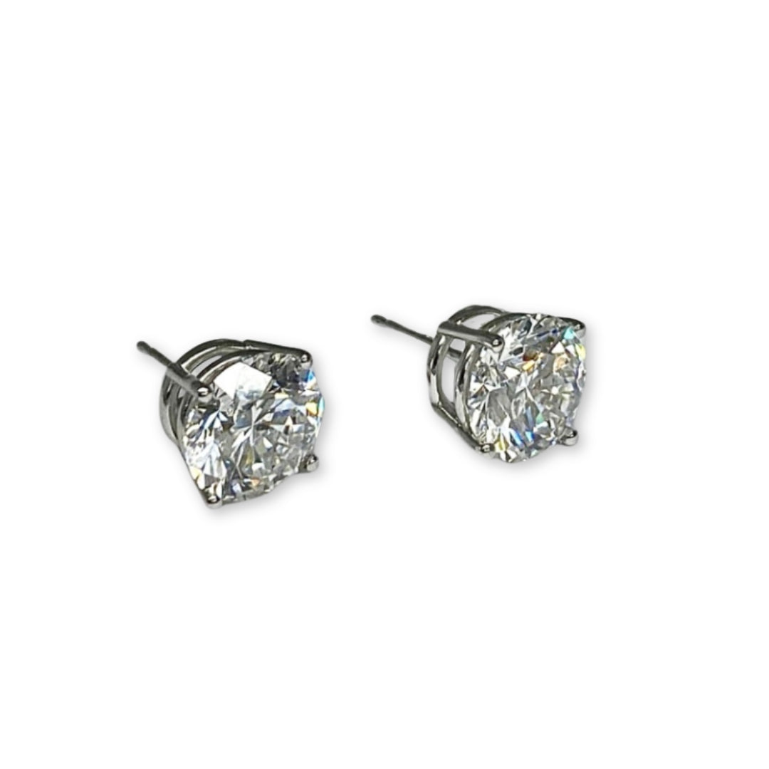 Lesunja Ear Studs White Gold 14K 2 Diamond 4,52ct.