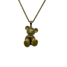 Lesunja Breuninger Bear Necklace 18K Gold 18 x 0.08ct Diamonds, handmade fine jewellery from Switzerland