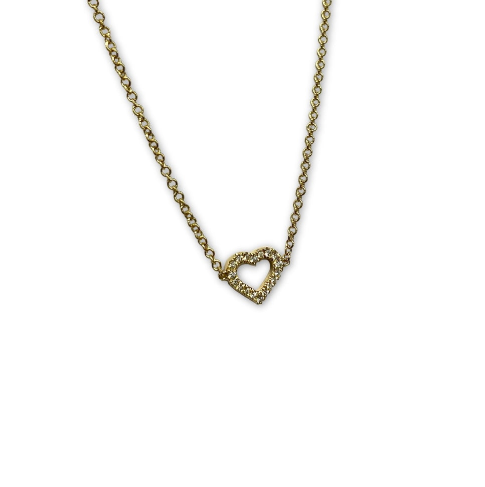 Lesunja Bracelet Yellow Gold Diamonds Heart