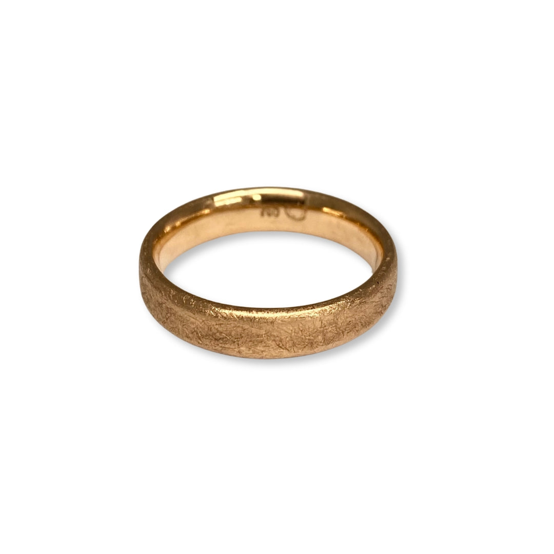 Lesunja Ring Rose Gold Flat-Rounded Matt