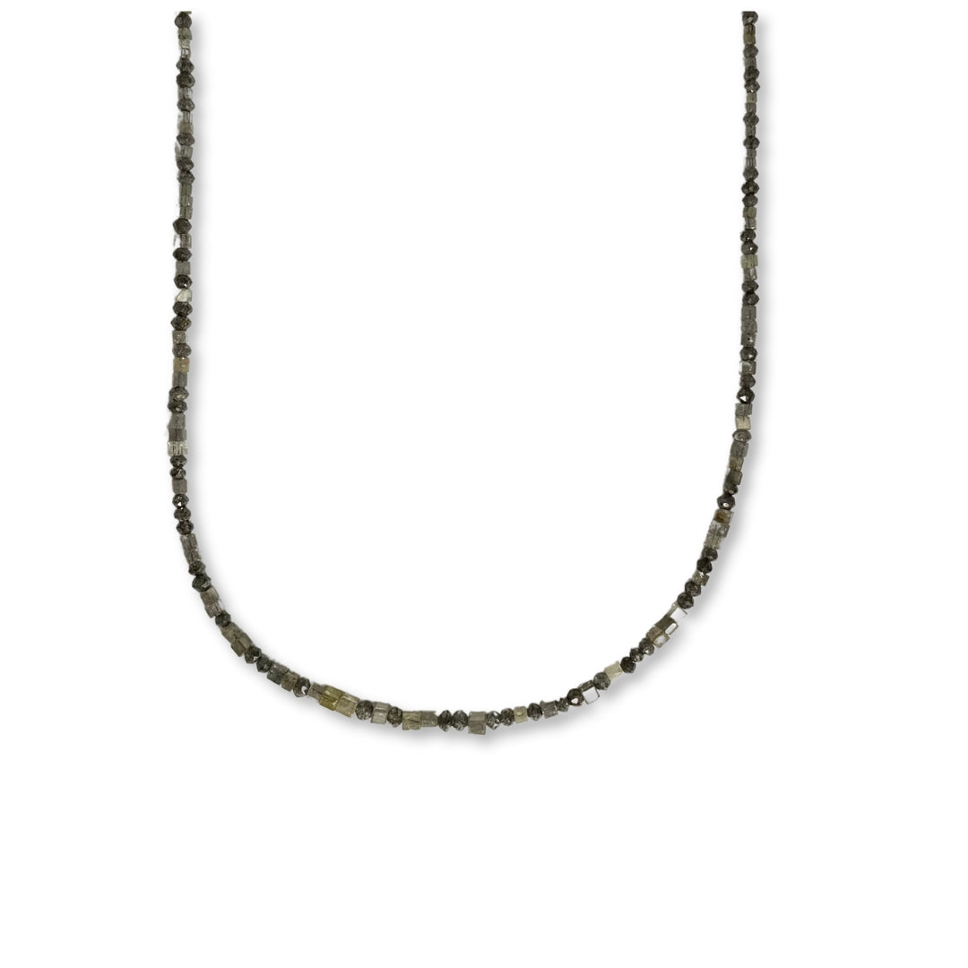 grey diamond necklace