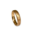 Lesunja Ring Roségold Flach-Abgerundet Matt 
