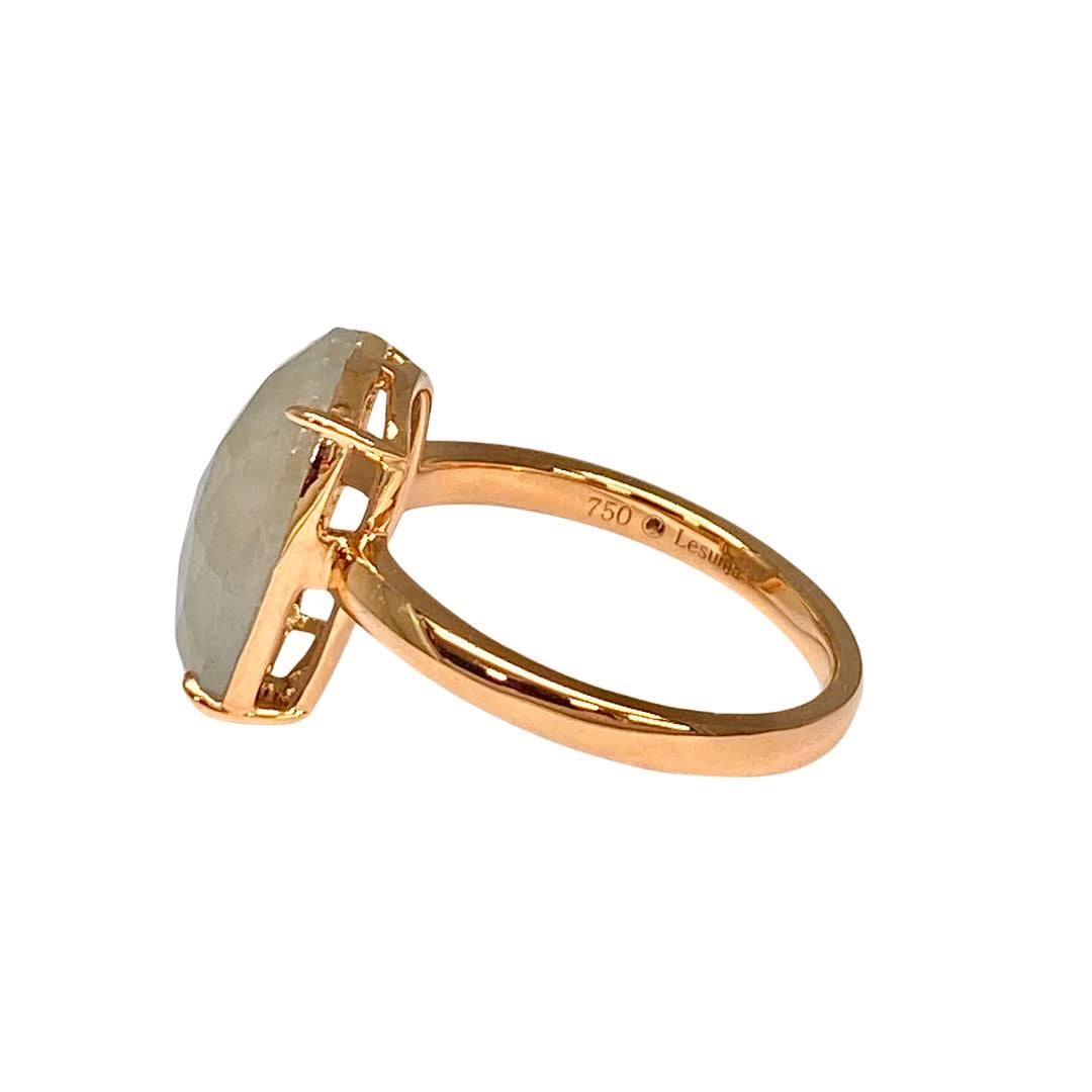 750 rose gold ring