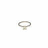 Lesunja Emerald Cut Diamond Ring 0.91 ct in 18K white gold