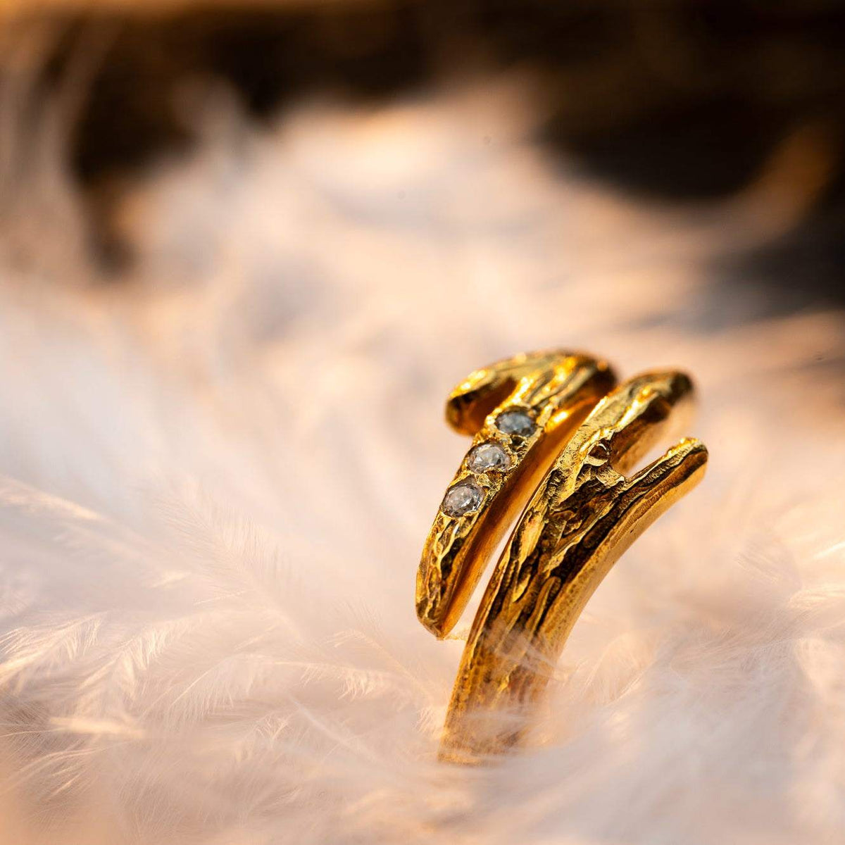Lesunja Skynest Ring, detail view, Lesunja atelier Zurich