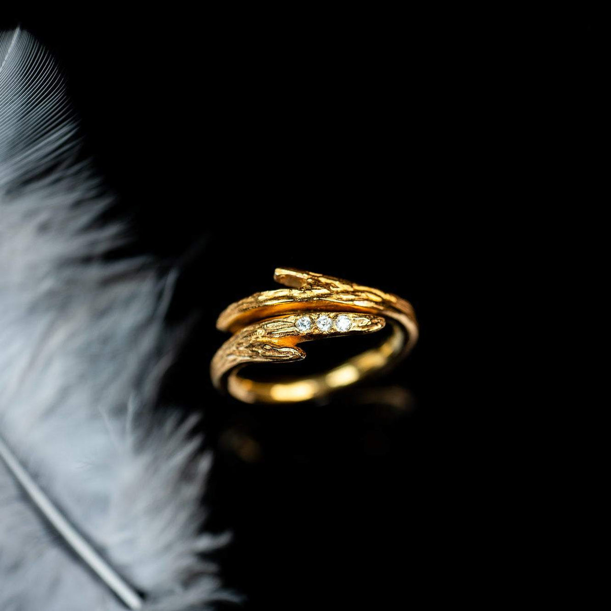 Lesunja Skynest Ring, detail view, Lesunja atelier Zurich