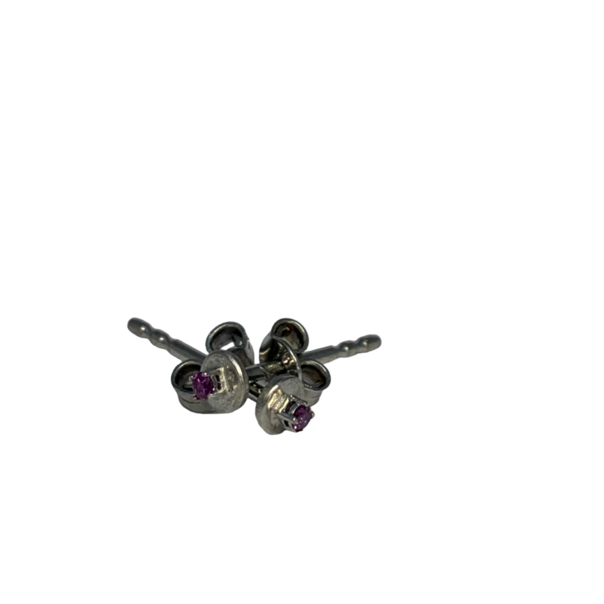 Lesunja White Gold 750 18K Earrings, handmade fine jewellery from Switzerland