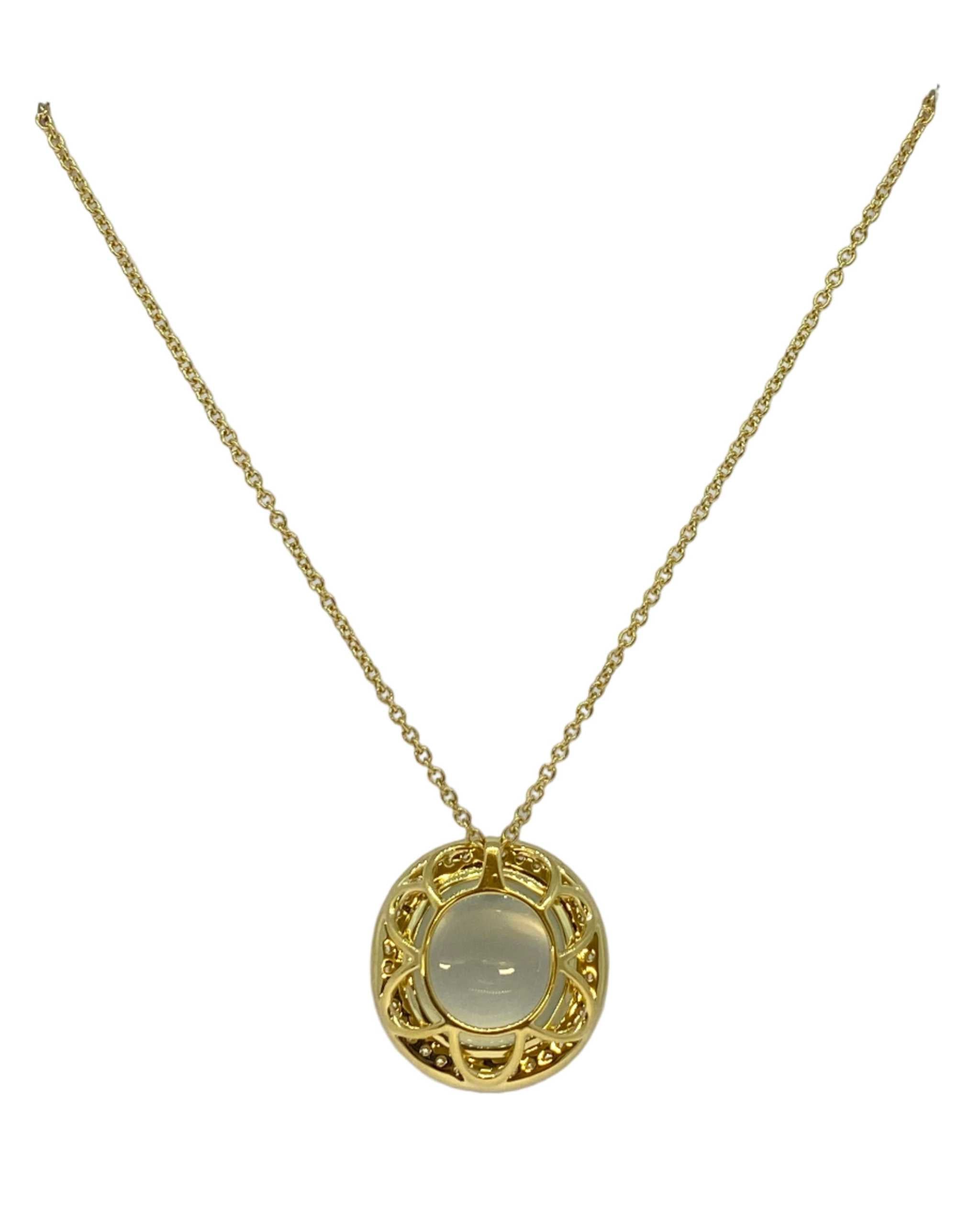 Moonstone Gold Pendant