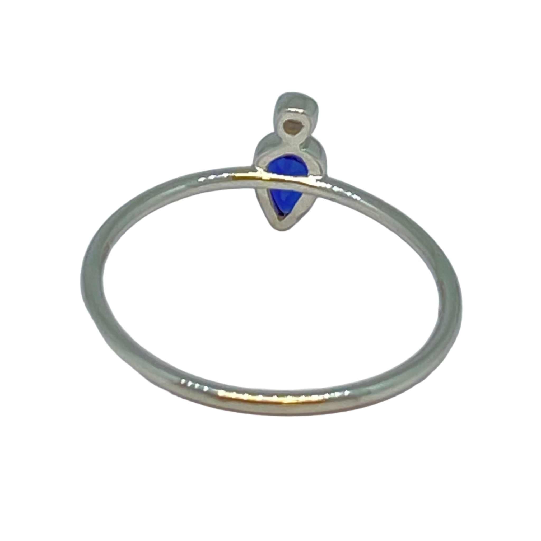 Sapphire Diamond Ring