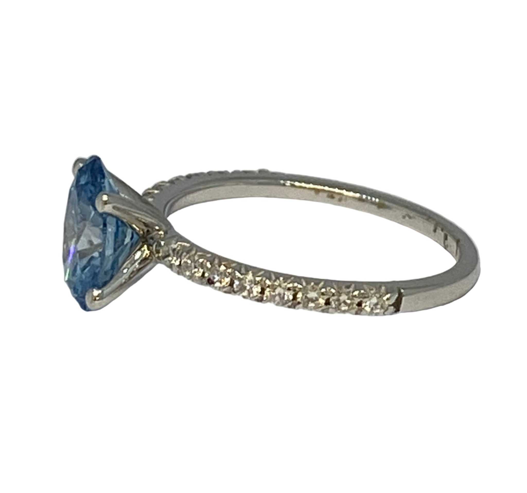 Blue diamond Ring
