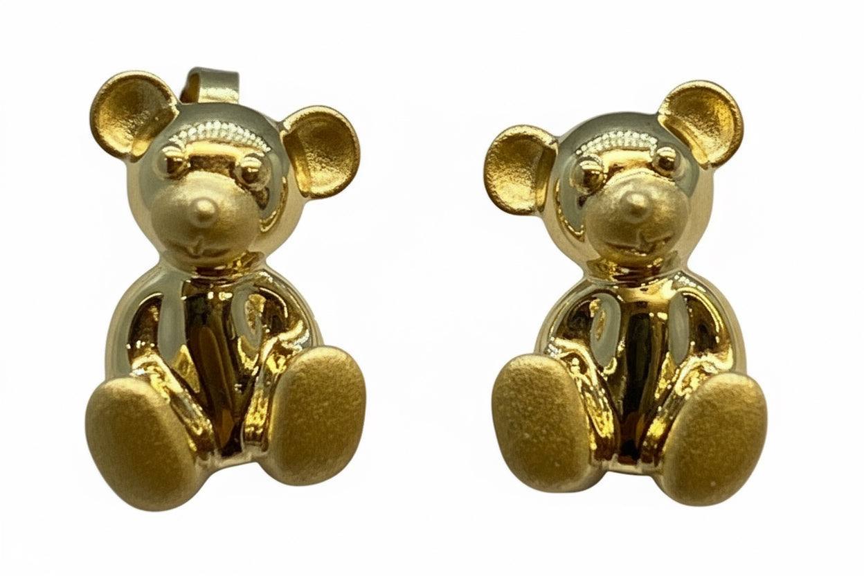 New Breuninger Bär Earrings 9k Yellowgold
