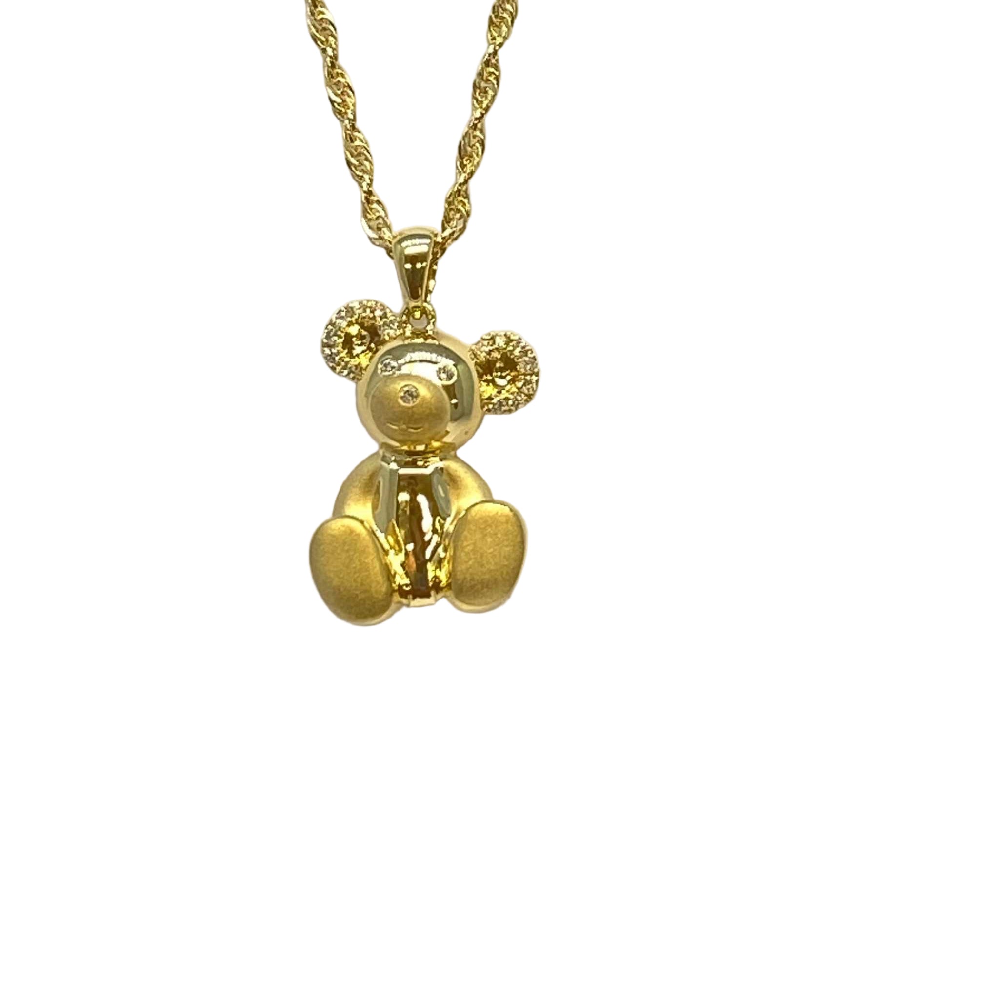 Lesunja Breuninger Necklace 18K Gold 18 x 0.08ct Diamonds, handmade fine jewellery from Switzerland