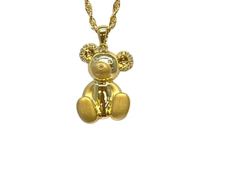 Lesunja Breuninger Necklace 18K Gold 18 x 0.08ct Diamonds, handmade fine jewellery from Switzerland