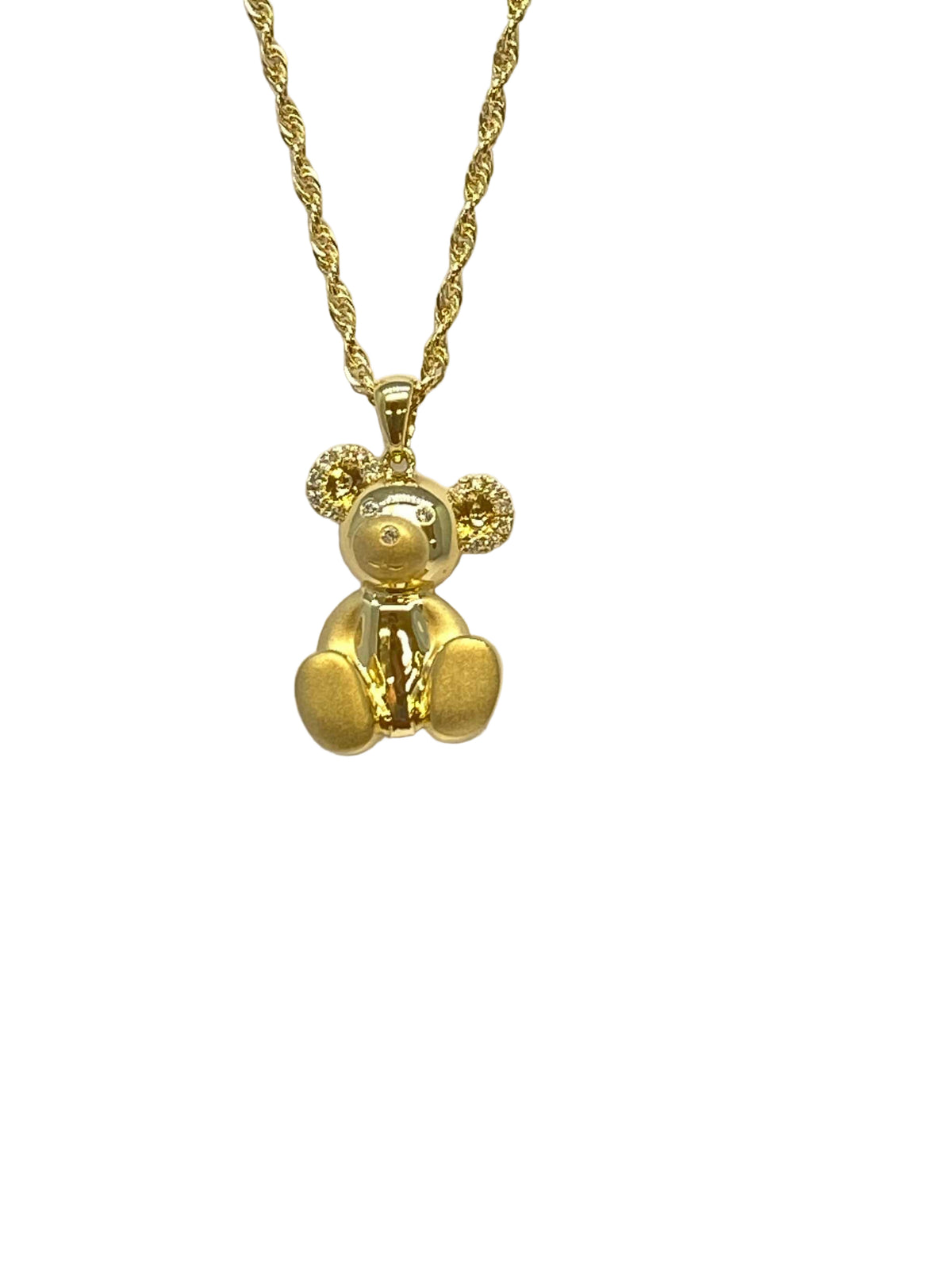 Lesunja Breuninger Necklace 18K Gold 18 x 0.08ct Diamonds, handmade fine jewellery from Switzerland
