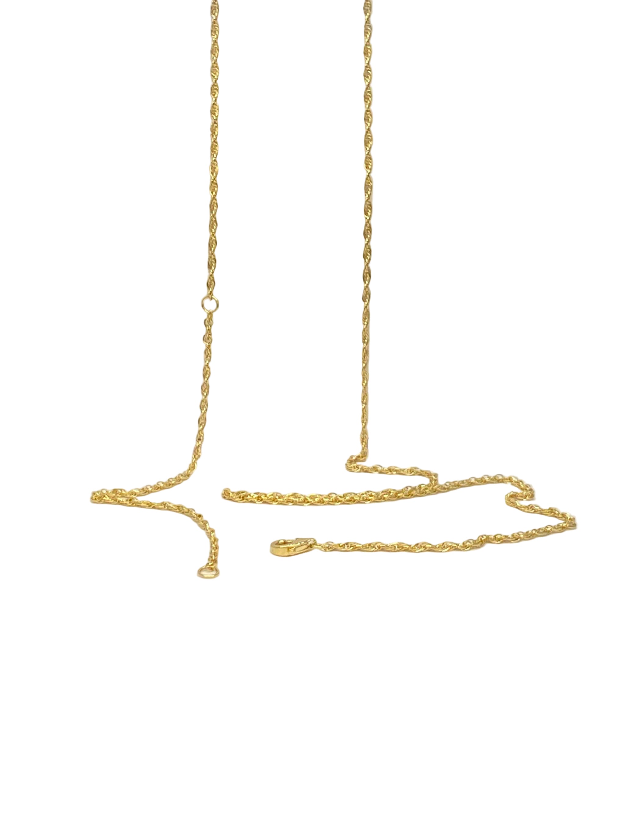 New Breuninger Necklace 18k Gold and 18. 0.08ct Brillants
