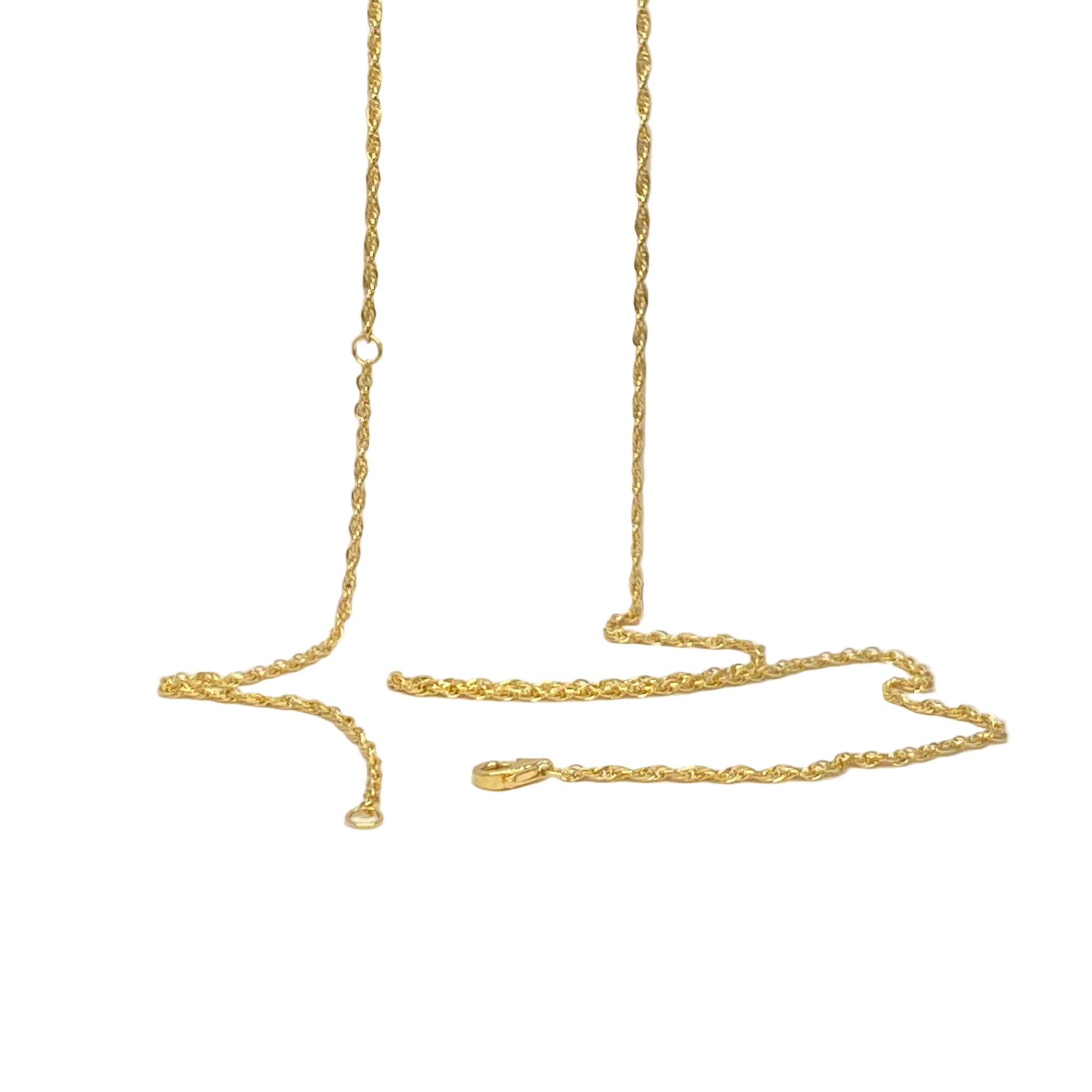 Lesunja Breuninger Necklace 18K Gold 18 x 0.08ct Diamonds, detail view, Lesunja atelier Zurich