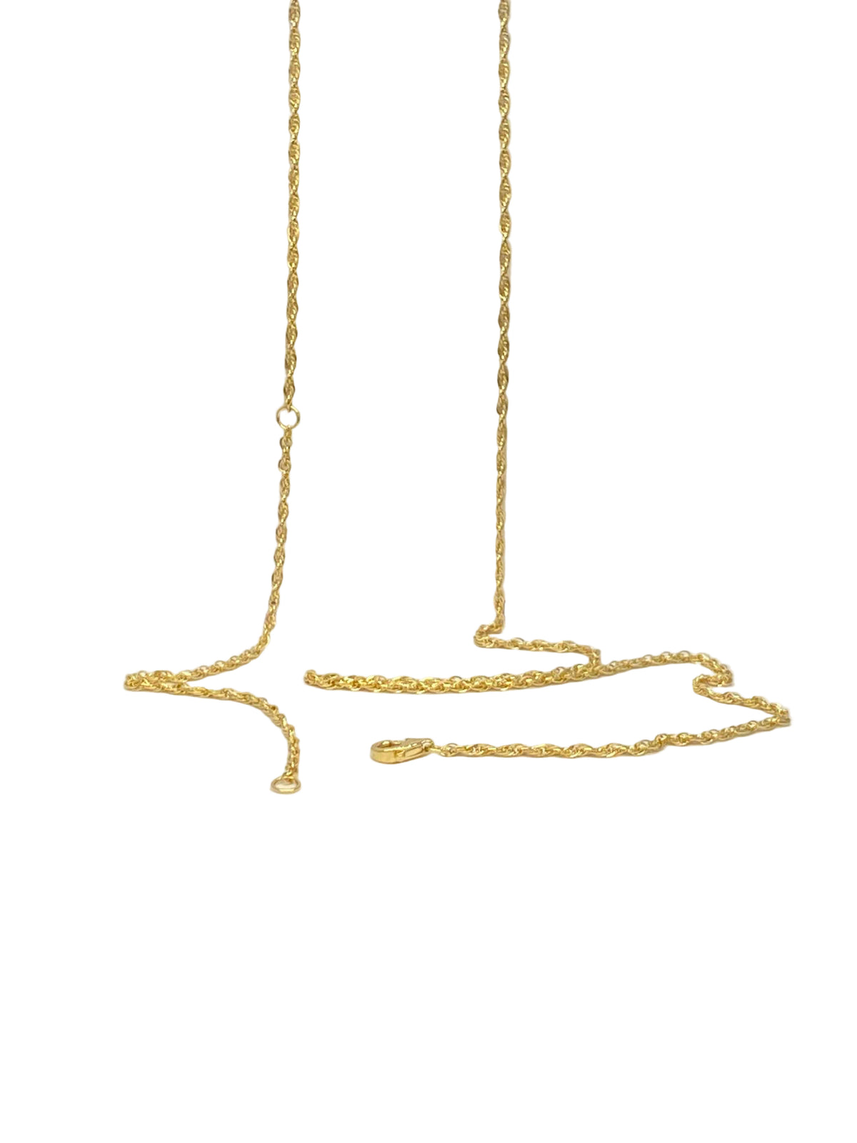 Lesunja Breuninger Necklace 18K Gold 18 x 0.08ct Diamonds, detail view, Lesunja atelier Zurich