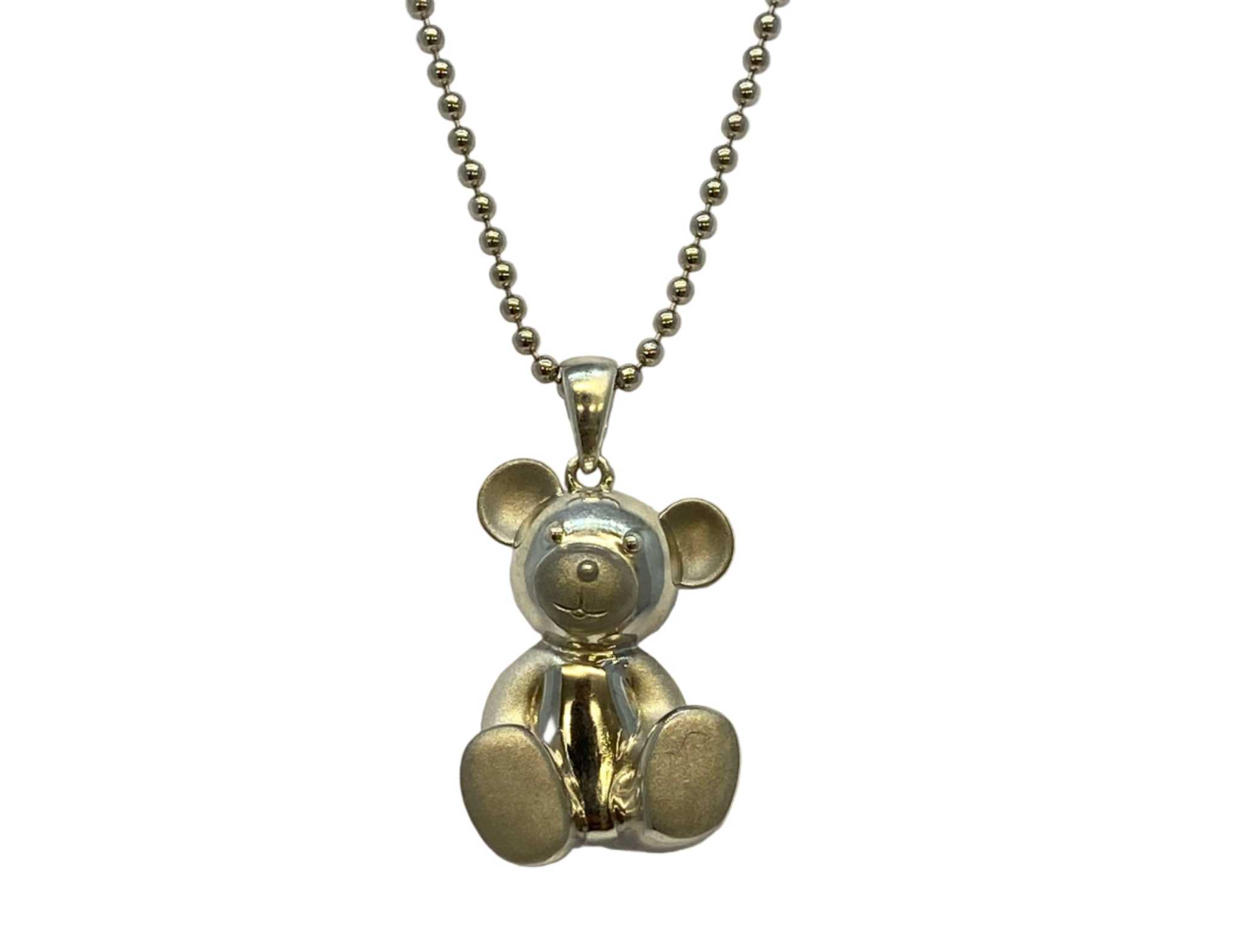 Lesunja Breuninger Bear Necklace Silver 925, handmade fine jewellery from Switzerland