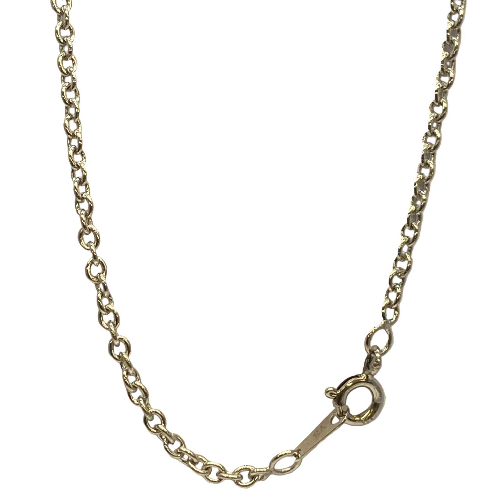 Silver G Letter Necklace