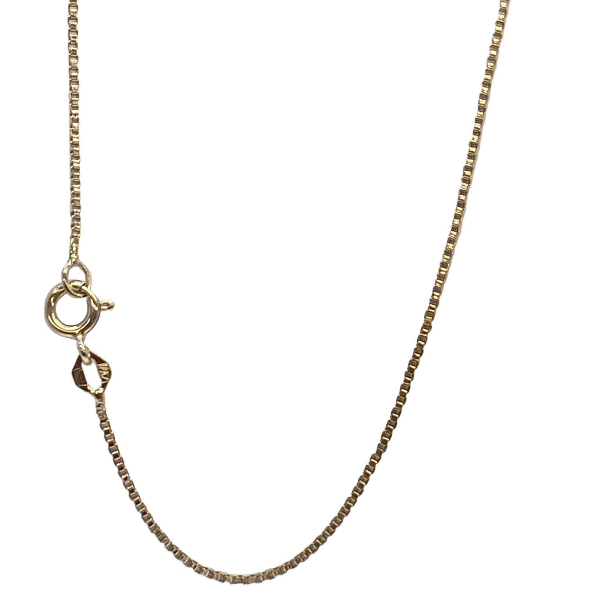 Silver  E Letter Necklace